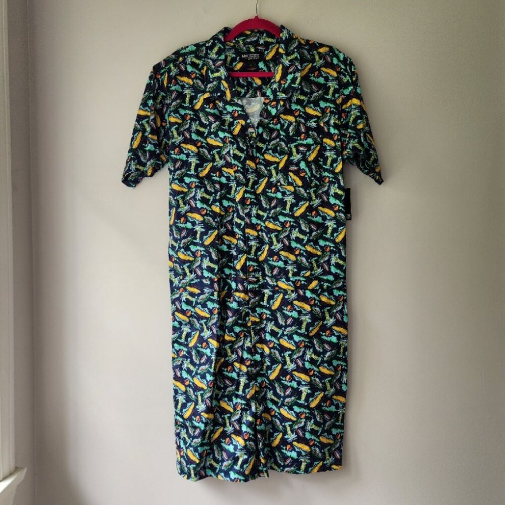 Mr Turk 2(X)IST Jumpsuit Romper Shorts | Small | Zip Front Pairs New York NEW